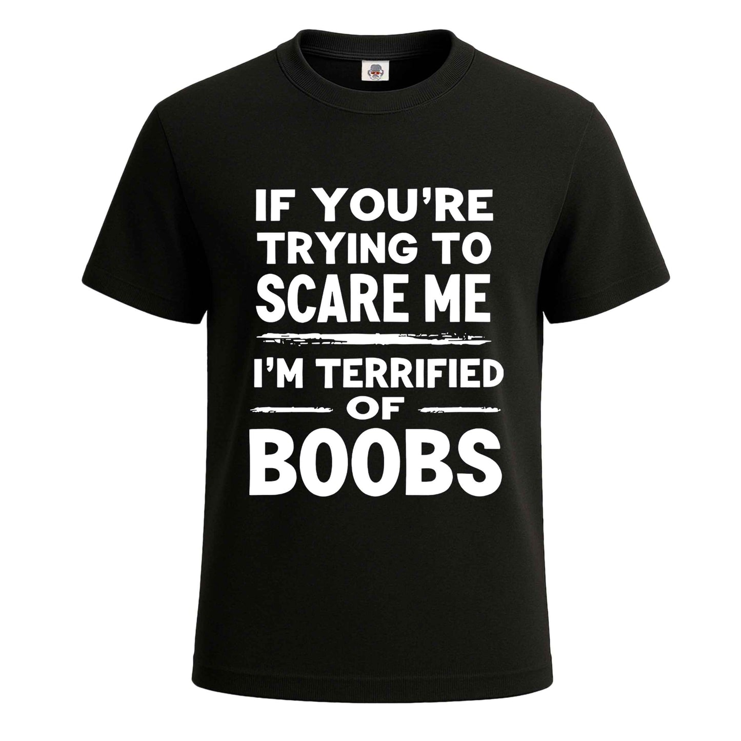 IF YOU'RE TRYING | T-Shirt For Men's BLACK T-SHIRT IF YOU'RE TRYING | T-Shirt For Men's