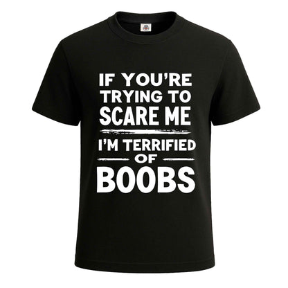 IF YOU'RE TRYING | T-Shirt For Men's BLACK T-SHIRT IF YOU'RE TRYING | T-Shirt For Men's
