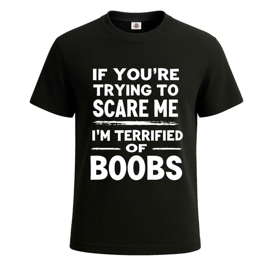 IF YOU'RE TRYING | T-Shirt For Men's BLACK T-SHIRT IF YOU'RE TRYING | T-Shirt For Men's