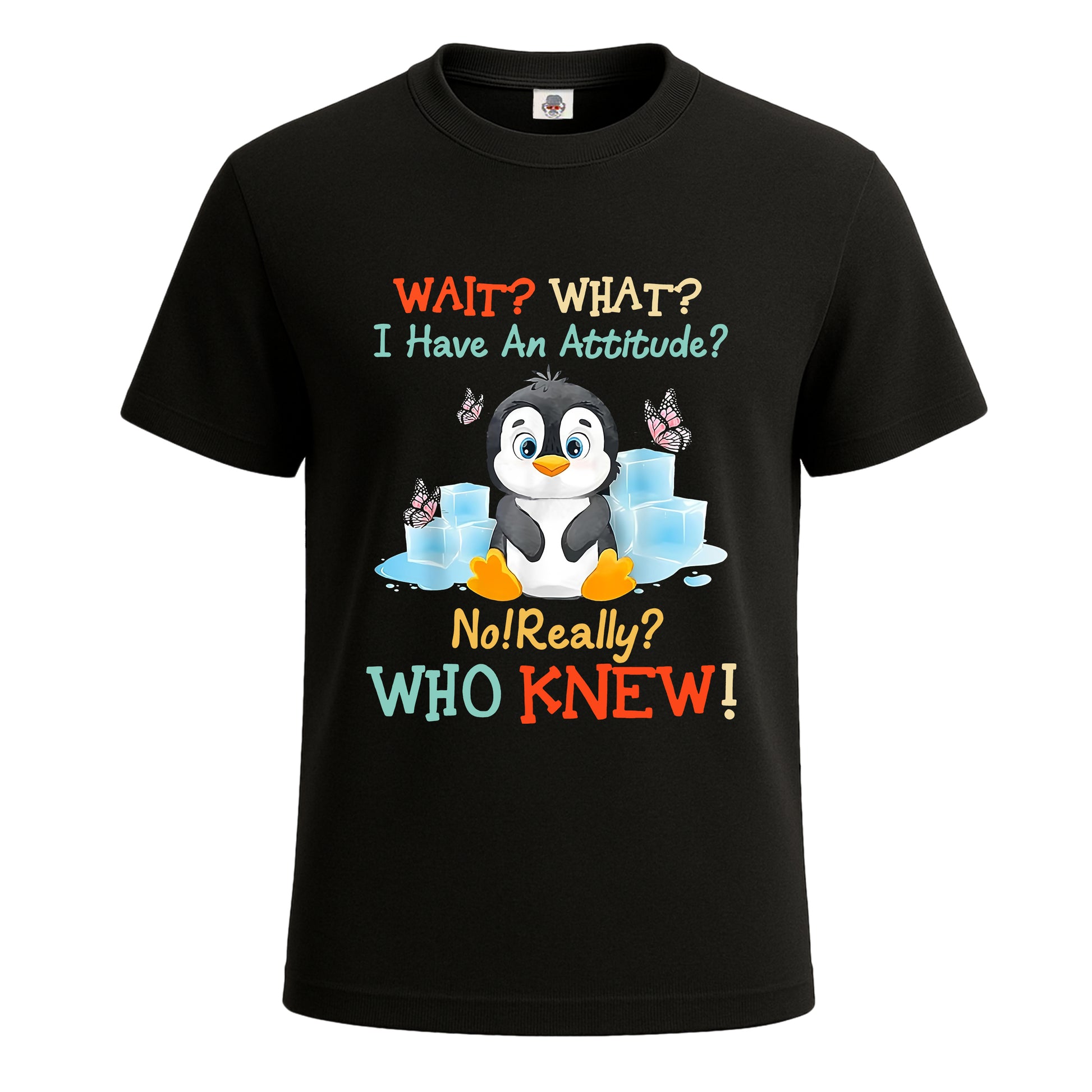Wait What I Have An | T-Shirt For Men's BLACK T-SHIRT Wait What I Have An | T-Shirt For Men's