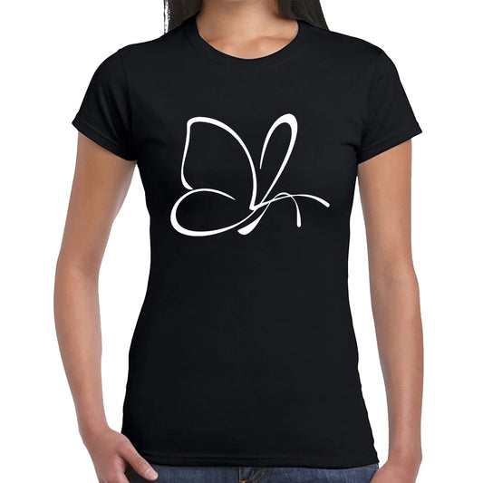 BUTTERFLY OUTLINE | LADIES T-SHIRT