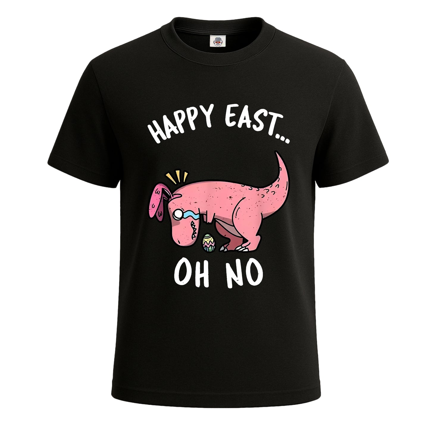 Happy East Oh No | T-Shirt For Men's BLACK T-SHIRT Happy East Oh No | T-Shirt For Men's