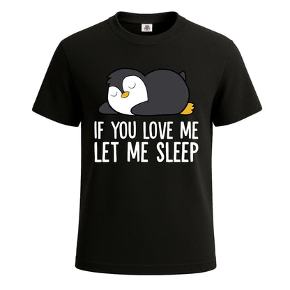 If You Love Me Let | T-Shirt For Men's BLACK T-SHIRT If You Love Me Let | T-Shirt For Men's