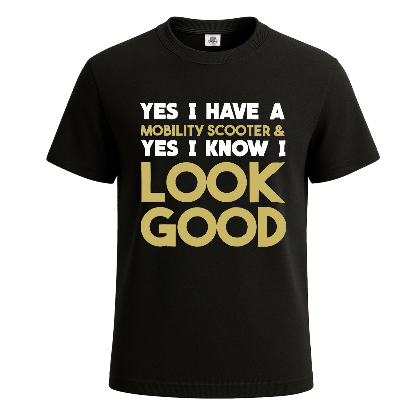 Yes I Have a Mobility | T-Shirt For Men's BLACK T-SHIRT Yes I Have a Mobility | T-Shirt For Men's