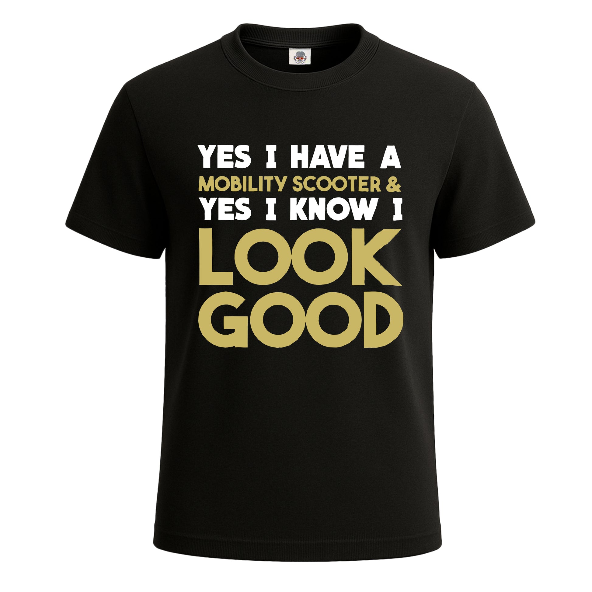 Yes I Have a Mobility | T-Shirt For Men's BLACK T-SHIRT Yes I Have a Mobility | T-Shirt For Men's