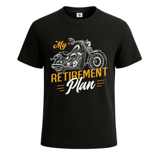 My Retirement Plan | T-Shirt For Men's BLACK T-SHIRT My Retirement Plan | T-Shirt For Men's