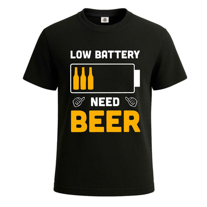 Low Battery Need Beer | T-Shirt For Men's