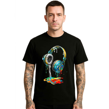 Melting Headphones | T-Shirt For Men's