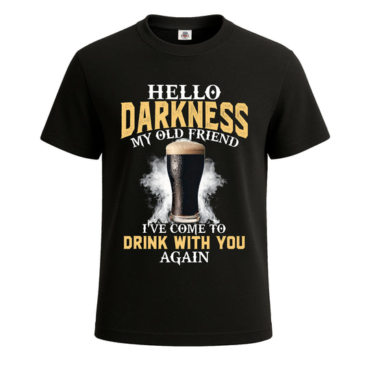 Hello Darkness | T-Shirt For Men's BLACK T-SHIRT Hello Darkness | T-Shirt For Men's