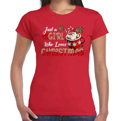 JUST A GIRL WHO | LADIES T-SHIRT