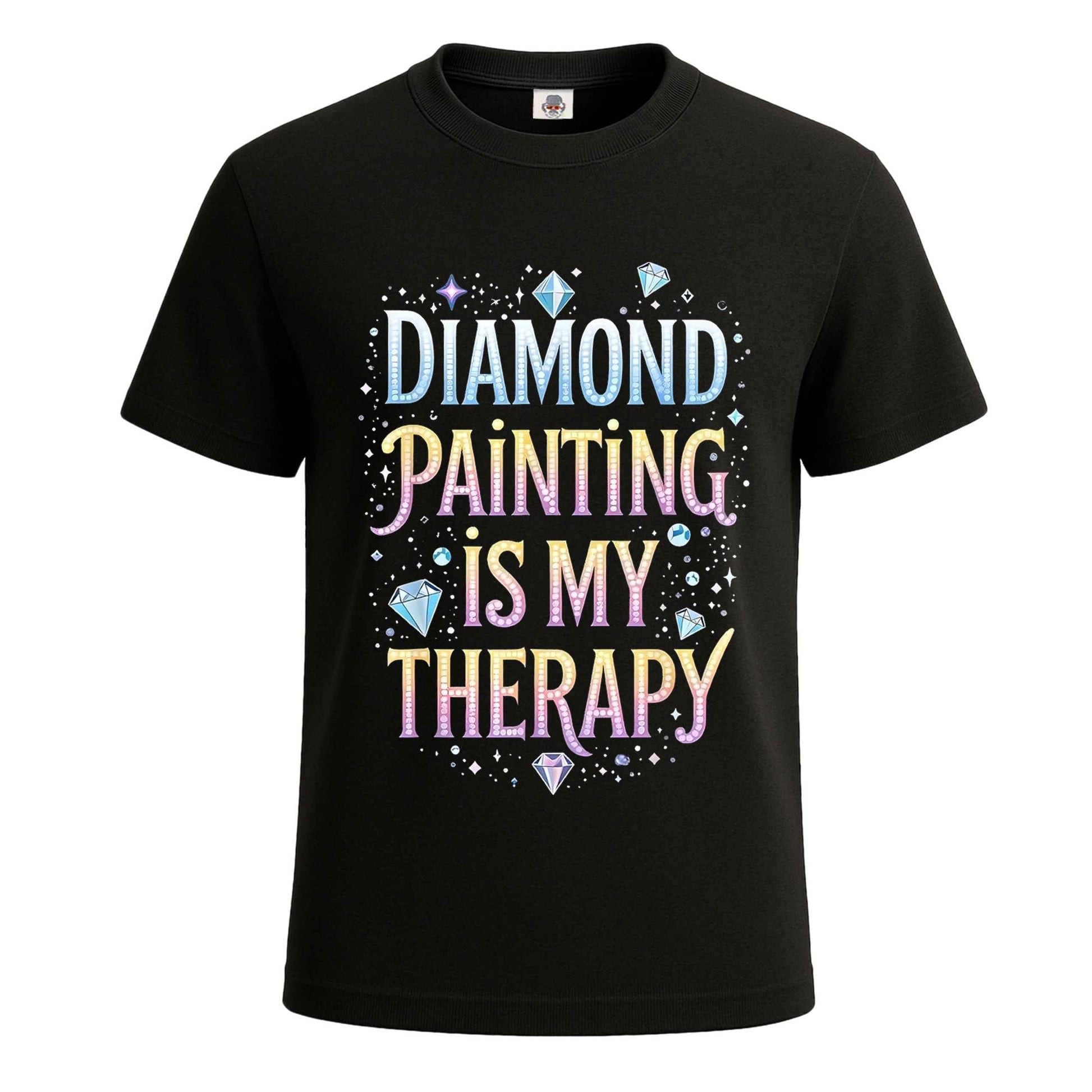 Diamond Painting is My | T-Shirt For Men's BLACK T-SHIRT Diamond Painting is My | T-Shirt For Men's