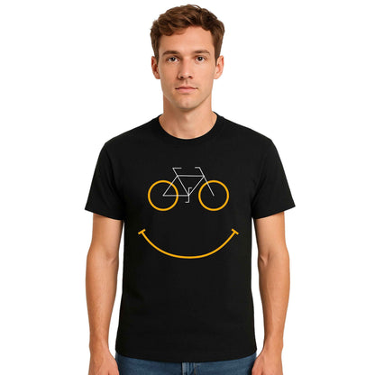 Bicycle Smile Graphic| T-Shirt For Men's Bicycle Smile Graphic| T-Shirt For Men's