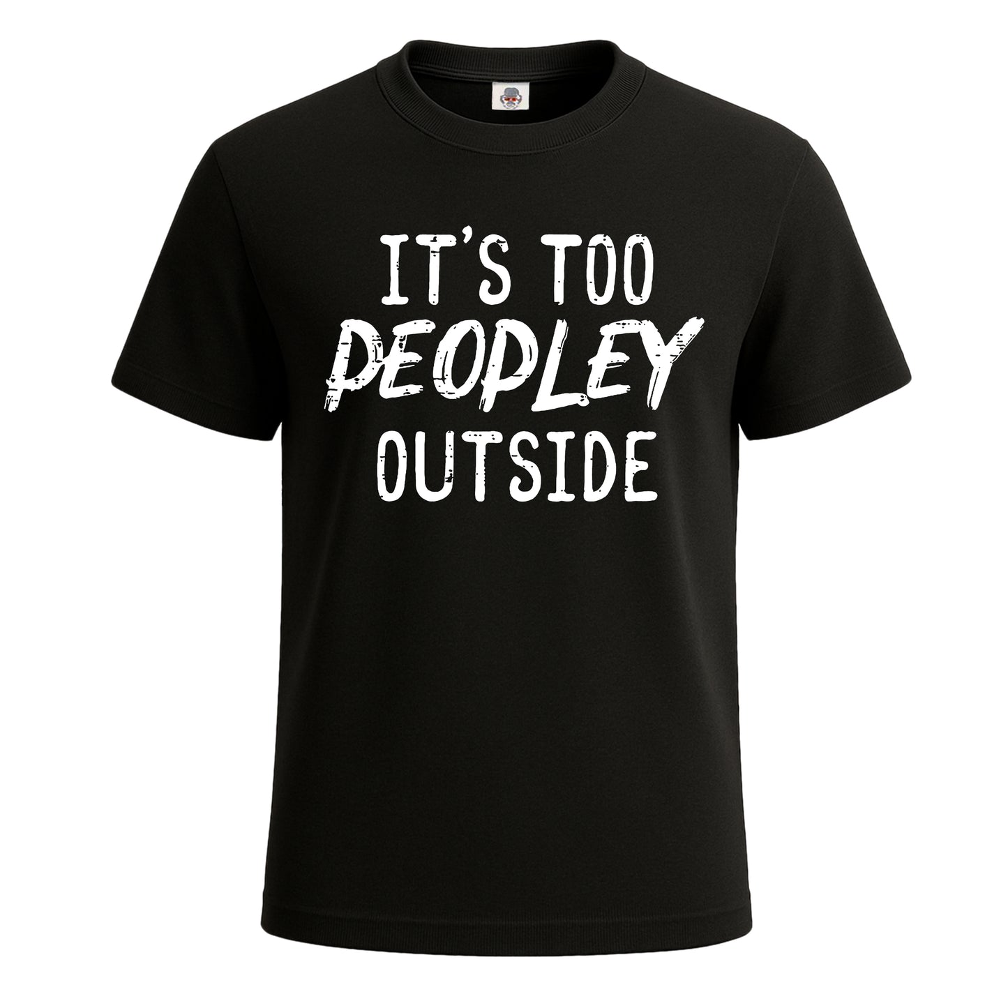 It's to Peopley Outside | T-Shirt For Men's BLACK T-SHIRT It's to Peopley Outside | T-Shirt For Men's