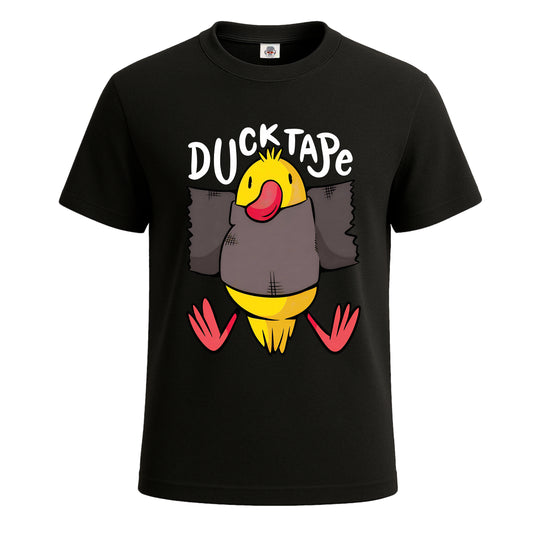 Duck Tape Rubber | T-Shirt For Men's BLACK T-SHIRT Duck Tape Rubber | T-Shirt For Men's