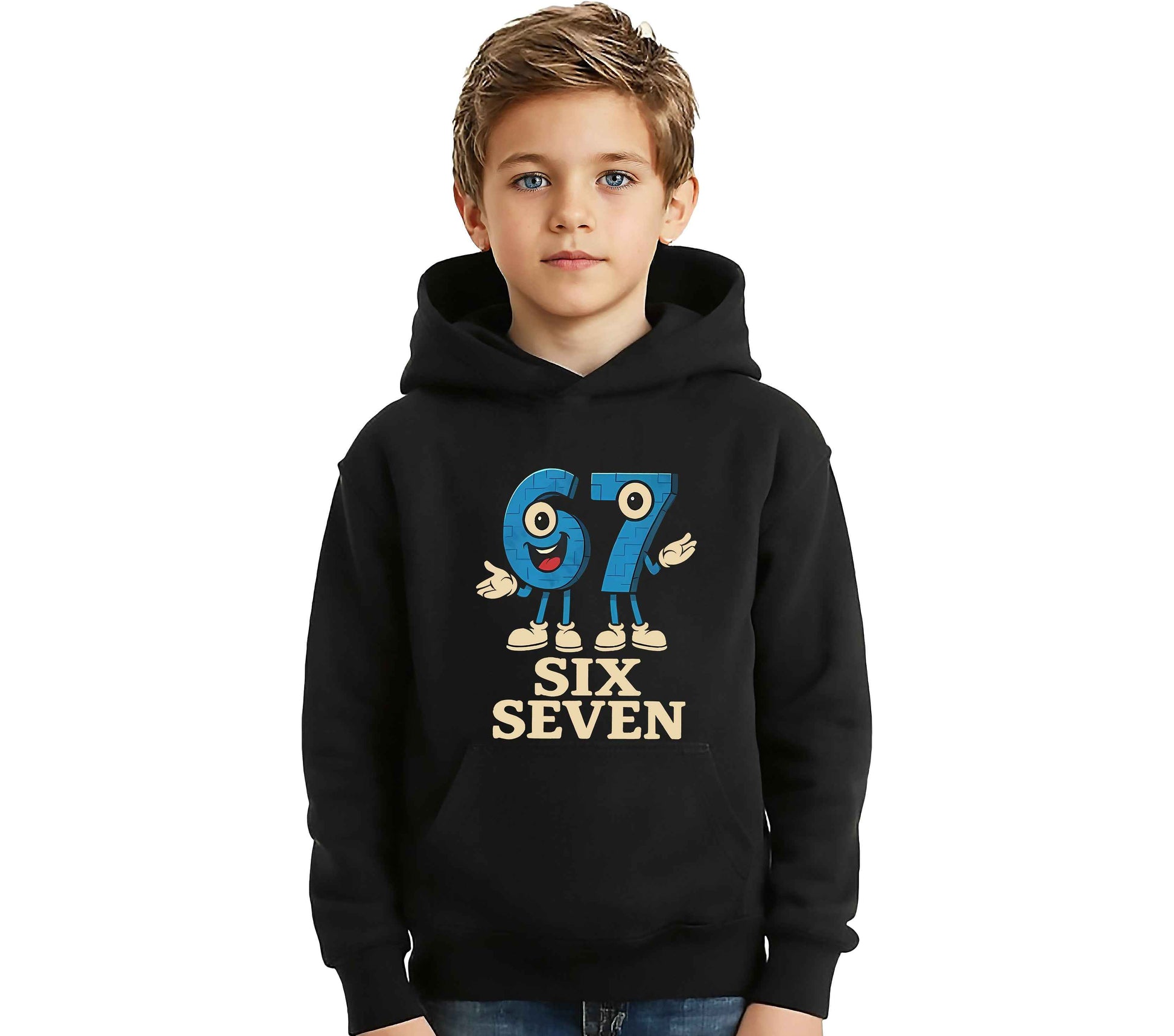 67 Six Seven Funny | Hoody For Kid's