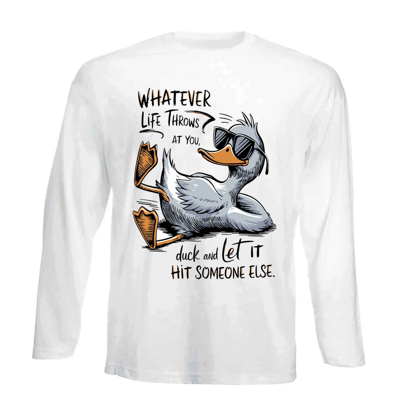 Whatever Life Throws | Men's Long Sleeve