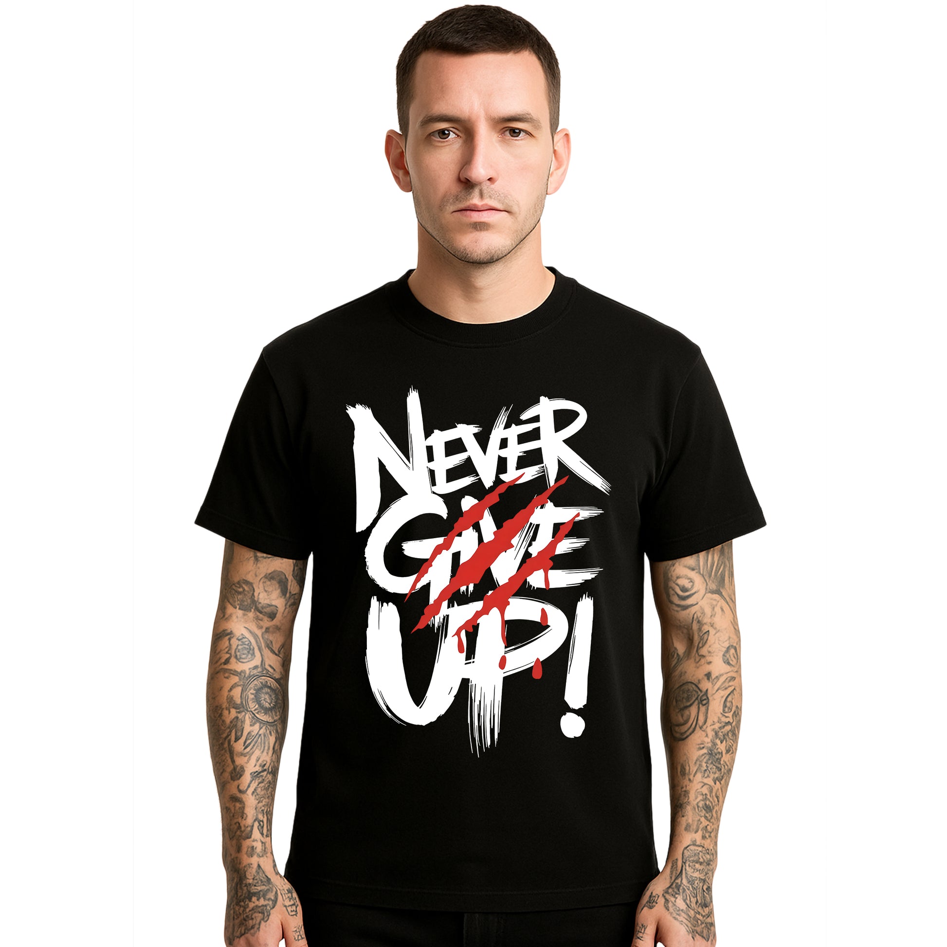 Never Give Up | T-Shirt For Men's Never Give Up | T-Shirt For Men's