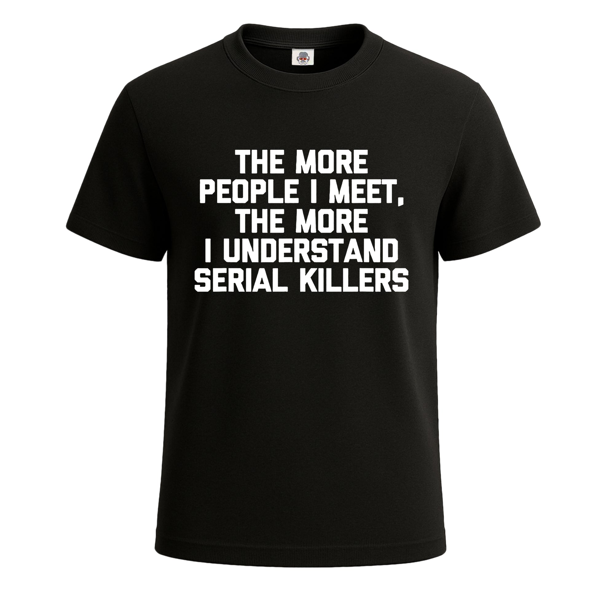 The More People | T-Shirt For Men's BLACK T-SHIRT The More People | T-Shirt For Men's