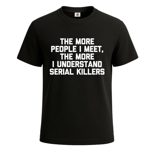 The More People | T-Shirt For Men's BLACK T-SHIRT The More People | T-Shirt For Men's