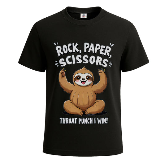 Rock Paper Scissors | T-Shirt For Men's BLACK T-SHIRT Rock Paper Scissors | T-Shirt For Men's