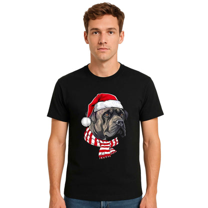 Xmas Bulldog Santat |T-Shirt For Men's