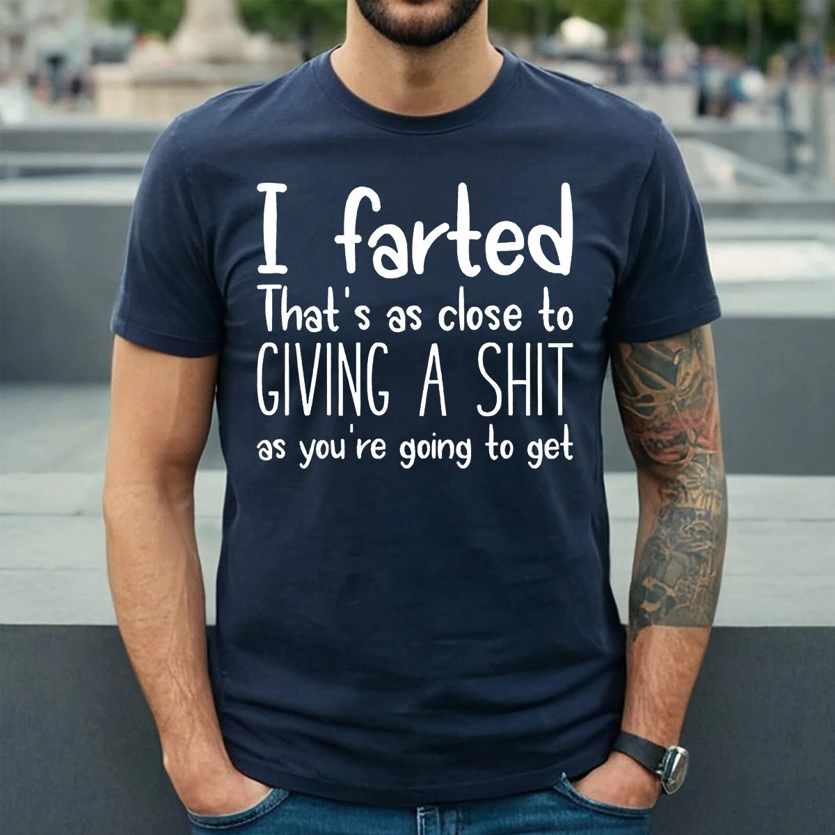 I FARTED THAT'S | MEN'S T-SHIRT