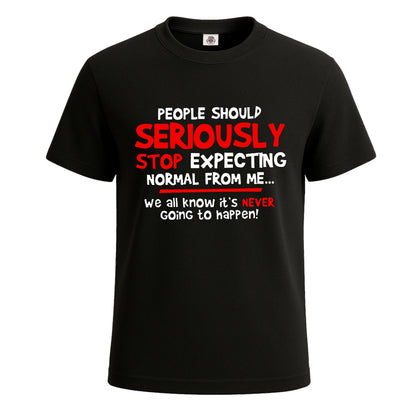 People Should Stop | T-Shirt For Men's BLACK T-SHIRT People Should Stop | T-Shirt For Men's