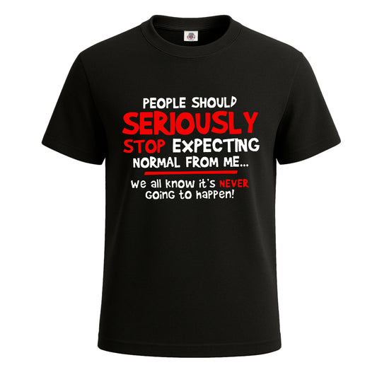 People Should Stop | T-Shirt For Men's BLACK T-SHIRT People Should Stop | T-Shirt For Men's
