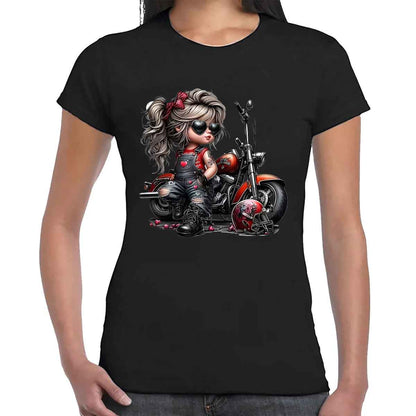 Biker Girl Edgy | LADIES T-SHIRT Biker Girl Edgy | LADIES T-SHIRT