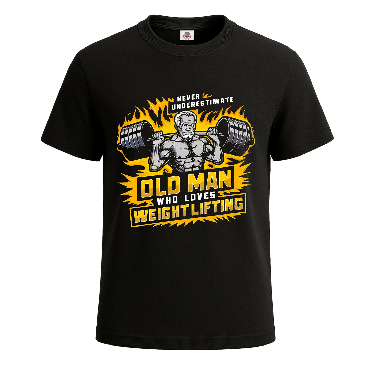 Never Underestimate | T-Shirt For Men's BLACK T-SHIRT Never Underestimate | T-Shirt For Men's