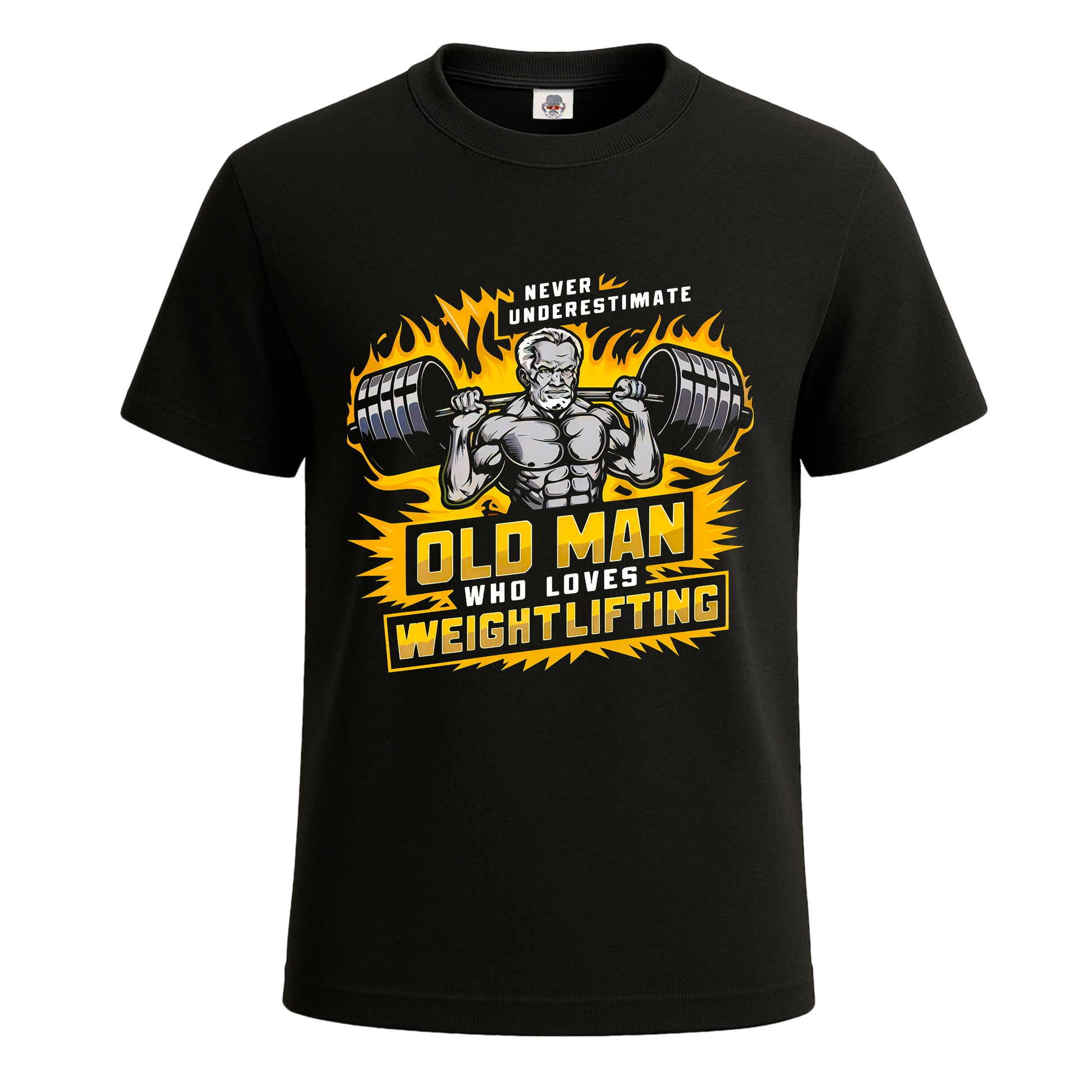 Never Underestimate | T-Shirt For Men's BLACK T-SHIRT Never Underestimate | T-Shirt For Men's