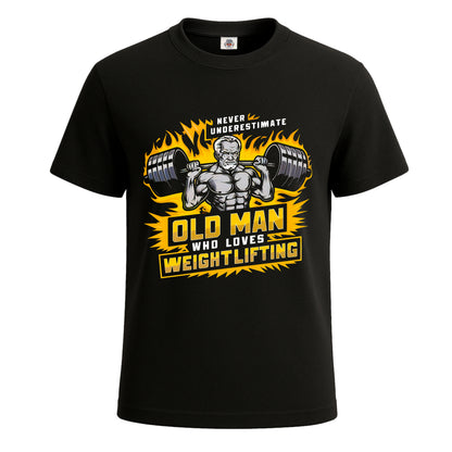 Never Underestimate | T-Shirt For Men's BLACK T-SHIRT Never Underestimate | T-Shirt For Men's