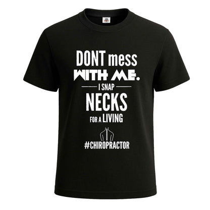 I Snap Necks For | T-Shirt For Men's BLACK T-SHIRT I Snap Necks For | T-Shirt For Men's
