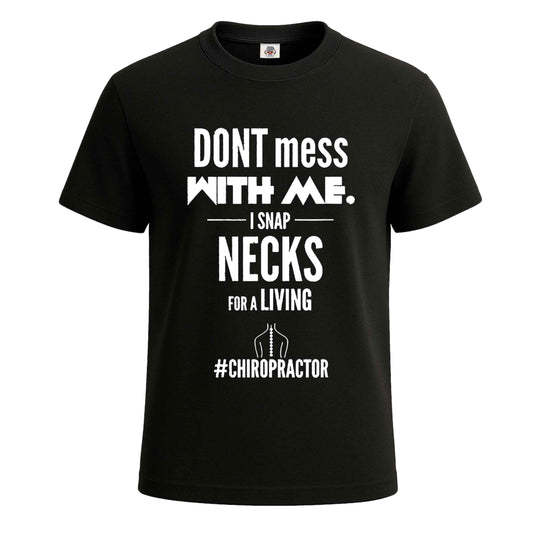 I Snap Necks For | T-Shirt For Men's BLACK T-SHIRT I Snap Necks For | T-Shirt For Men's
