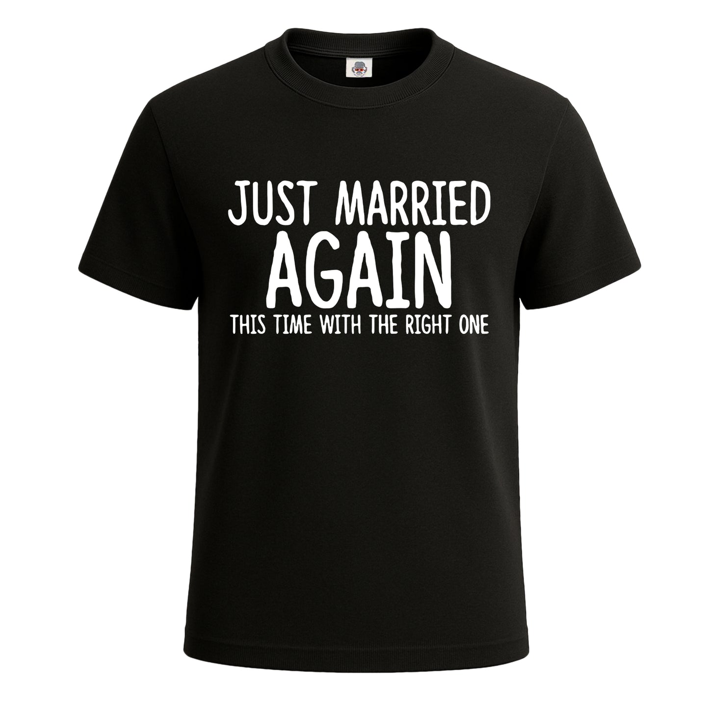 Just Married Again | T-Shirt For Men's BLACK T-SHIRT Just Married Again | T-Shirt For Men's