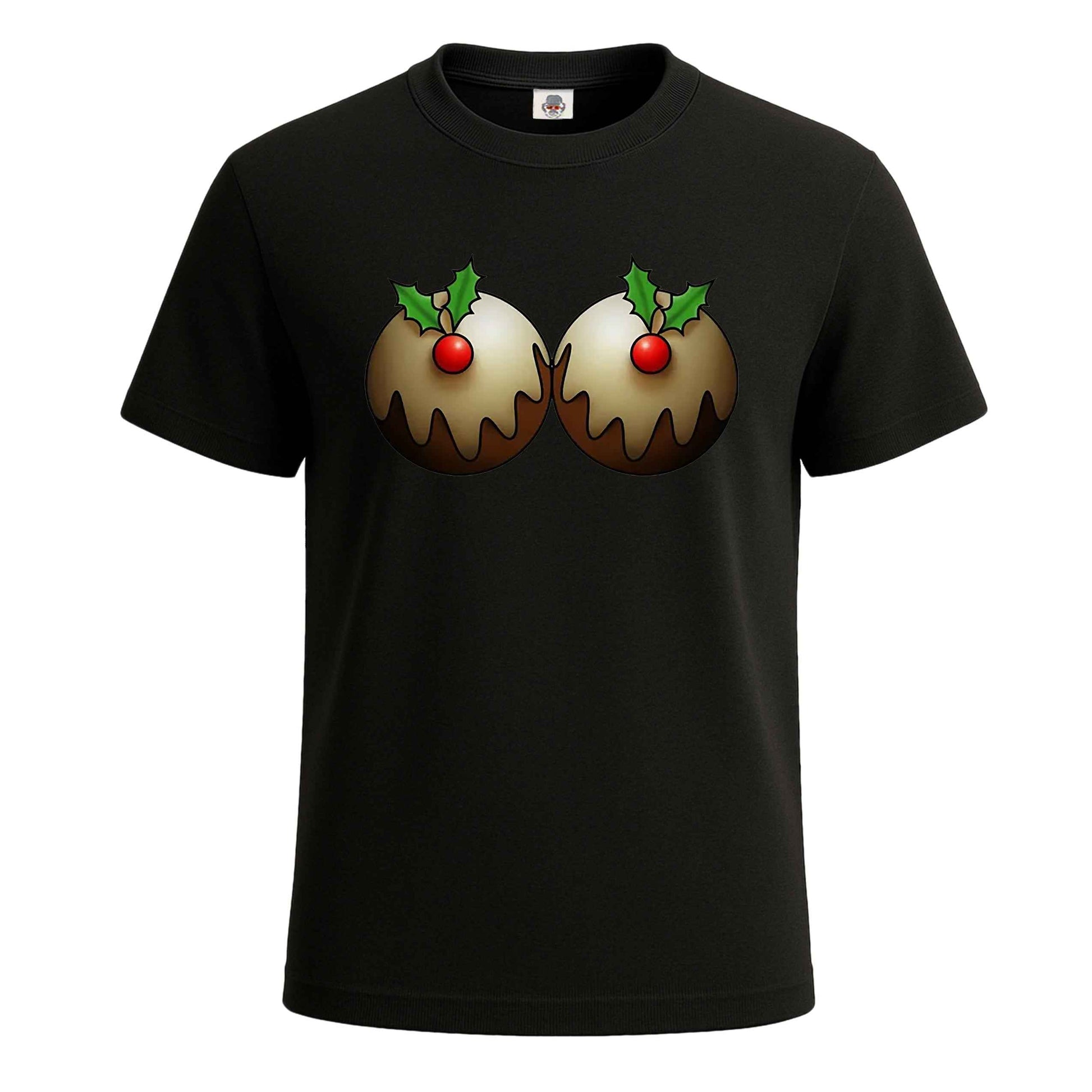 Christmas Pudding Boobs | T-Shirt For Men's