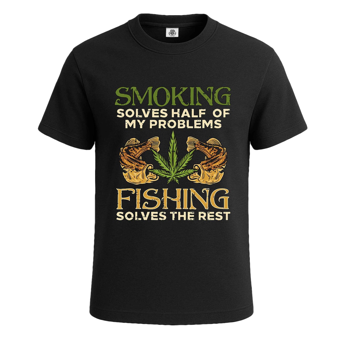 Smoking Solves Half | T-Shirt For Men's