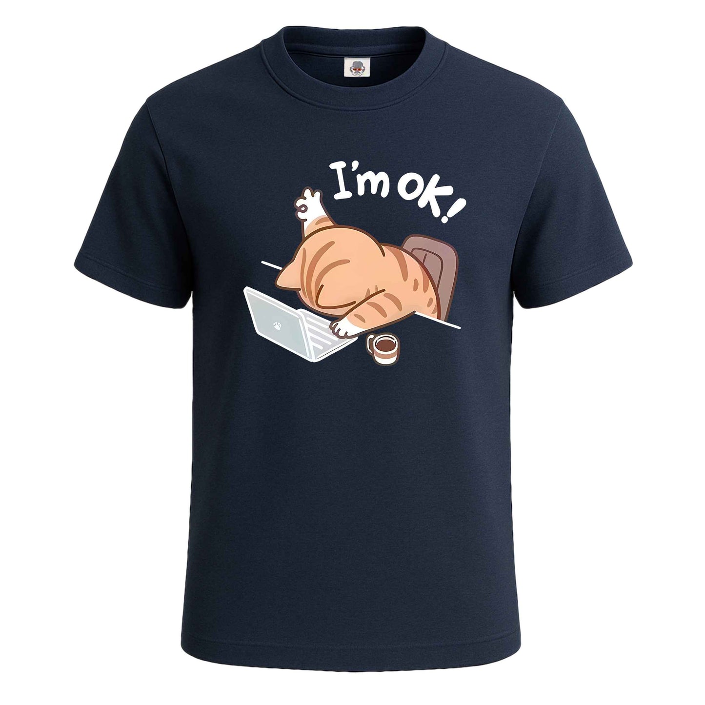 I'm Ok Office Hard Work |T-Shirt For Men's