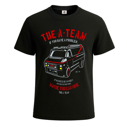 The A-team Retro | T-Shirt For Men's BLACK T-SHIRT The A-team Retro | T-Shirt For Men's