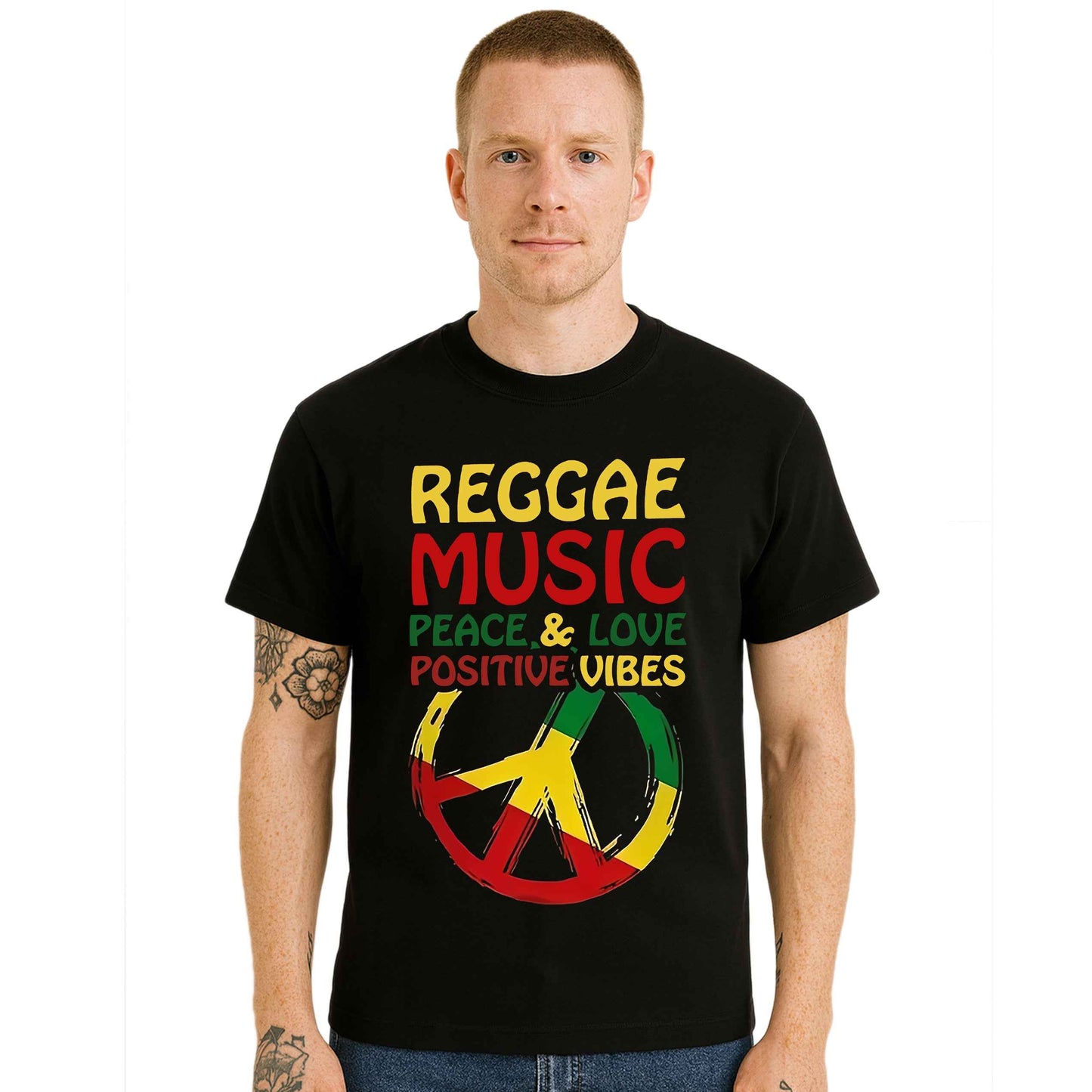 Reggae Music Peace | T-Shirt For Men's