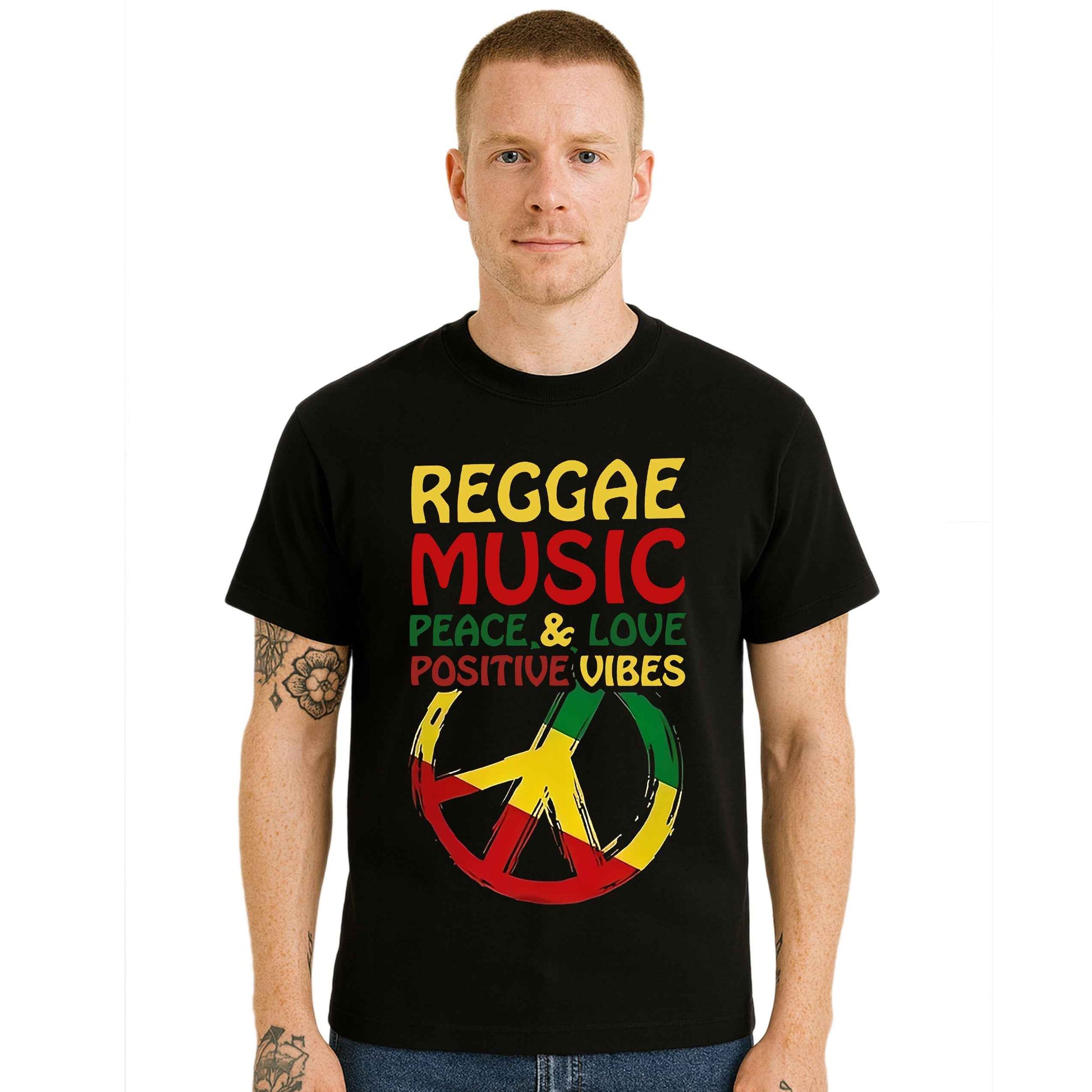 Reggae Music Peace | T-Shirt For Men's