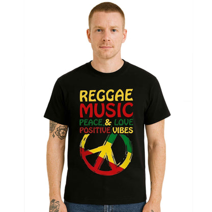 Reggae Music Peace | T-Shirt For Men's