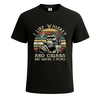 I Like Whiskey | T-Shirt For Men's BLACK T-SHIRT I Like Whiskey | T-Shirt For Men's