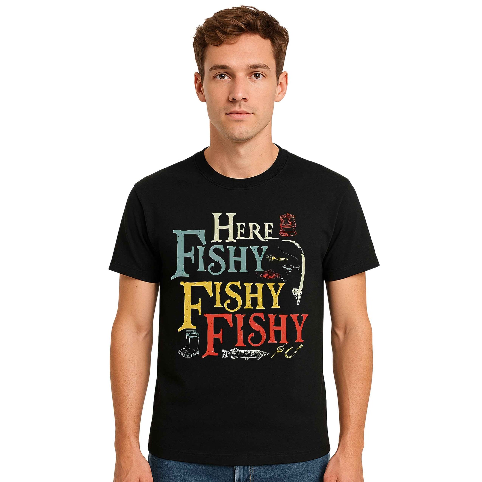 Here Fishy Fishy | T-Shirt For Men's