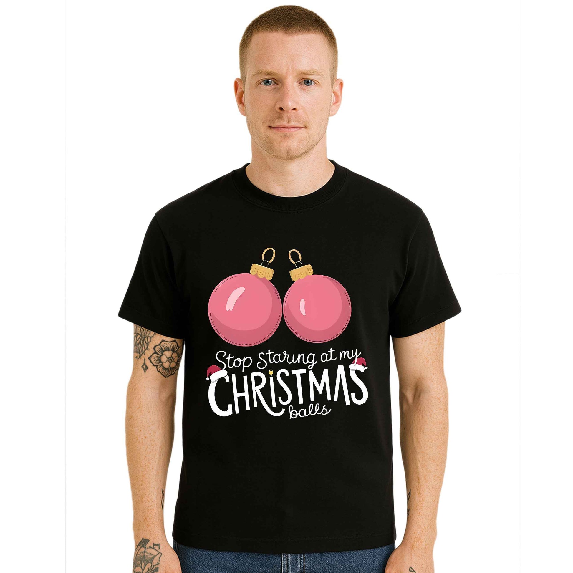 Stop Staring At My |T-Shirt For Men's