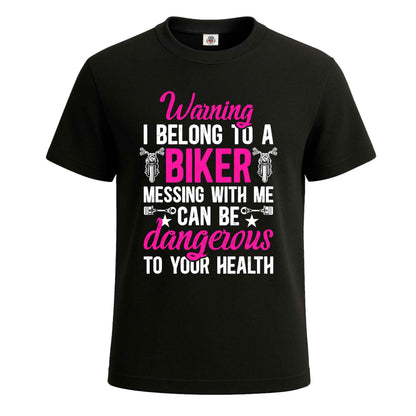 Warning I Belong| T-Shirt For Men's BLACK T-SHIRT Warning I Belong| T-Shirt For Men's