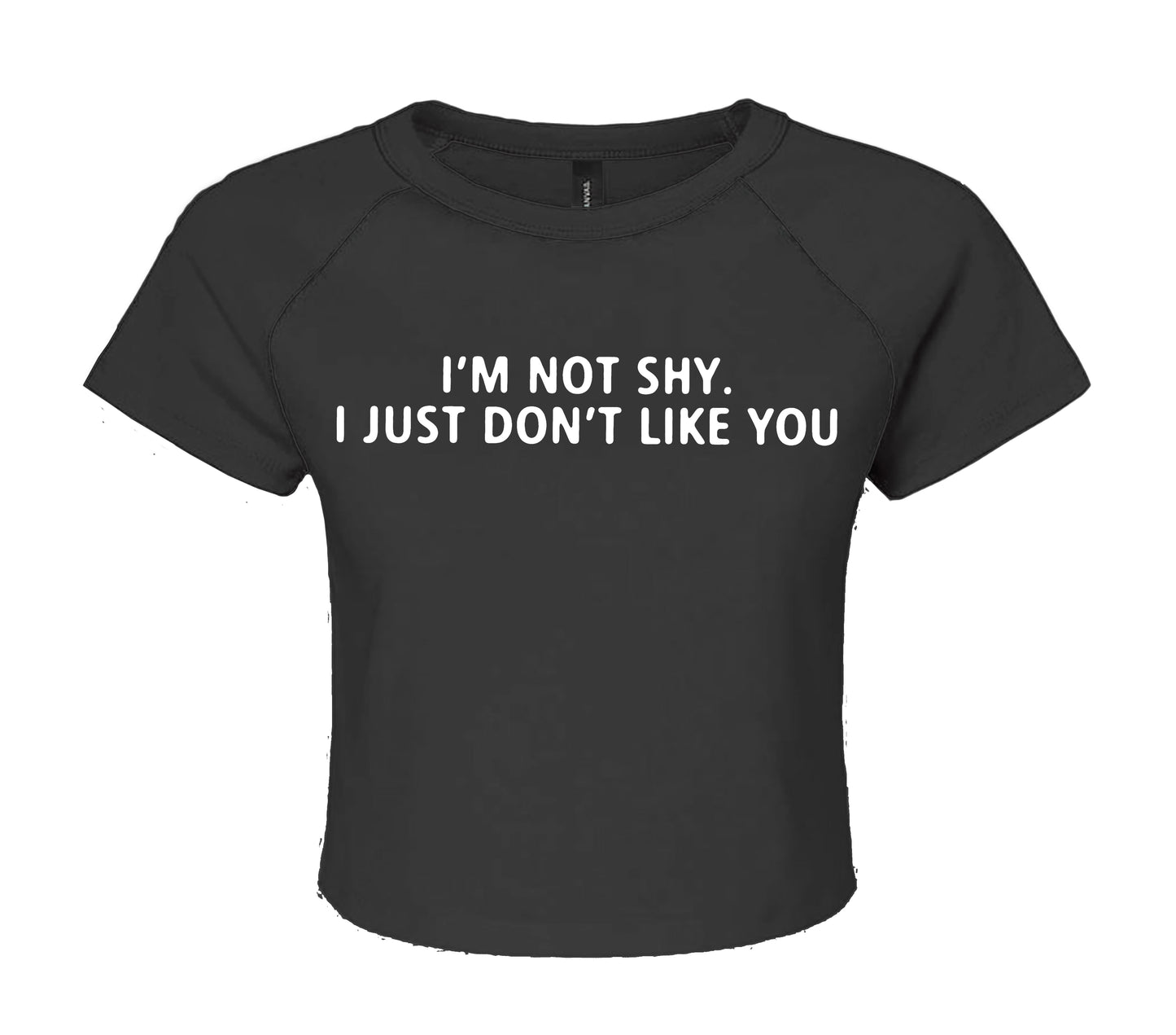 I'M NOT SHY | LADIES CROP TOP
