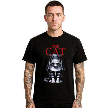 The Cat Nun Humor | T-Shirt For Men's The Cat Nun Humor | T-Shirt For Men's