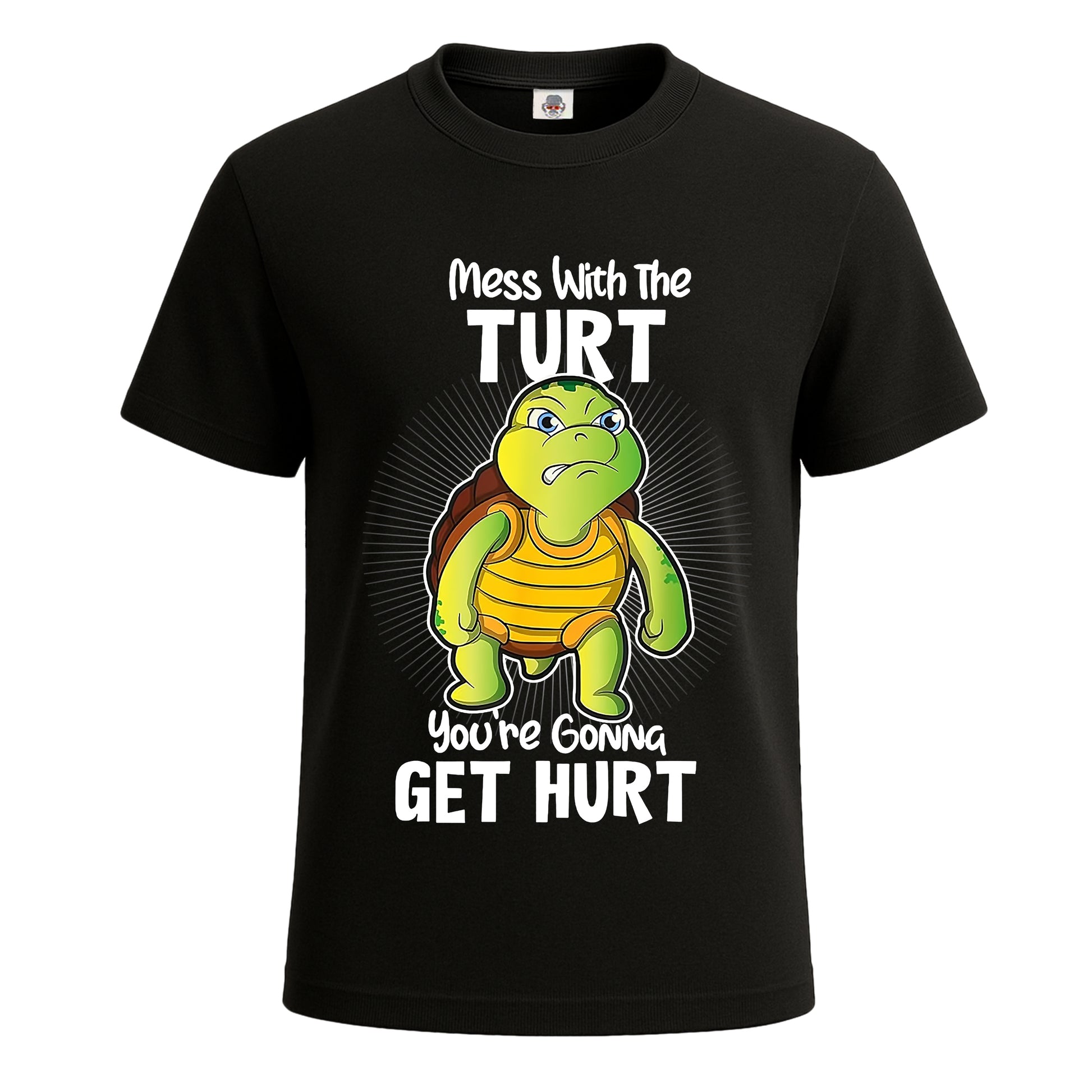Mess With The Turt | T-Shirt For Men's BLACK T-SHIRT Mess With The Turt | T-Shirt For Men's