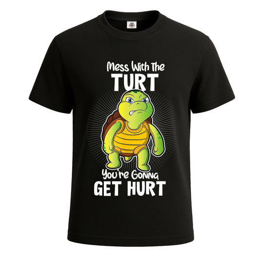 Mess With The Turt | T-Shirt For Men's BLACK T-SHIRT Mess With The Turt | T-Shirt For Men's